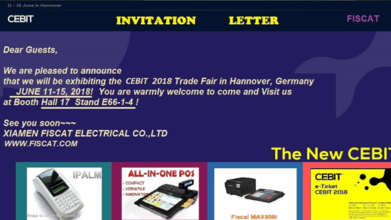 NEW CEBIT 2018 Messe i Hannover, Tyskland , fra 11. juni til 15. juni - Du er varmt velkommen til